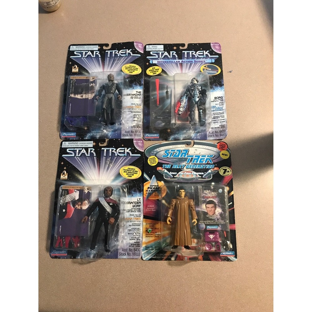 Lot of 4 star trek figures
